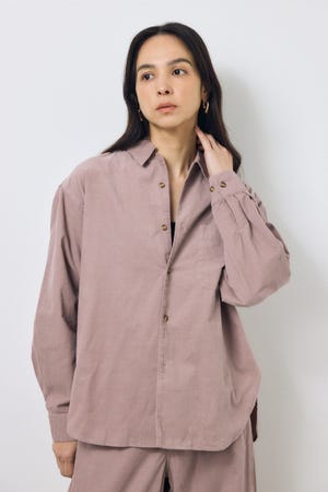 コーデュロイリラックスポケットシャツ