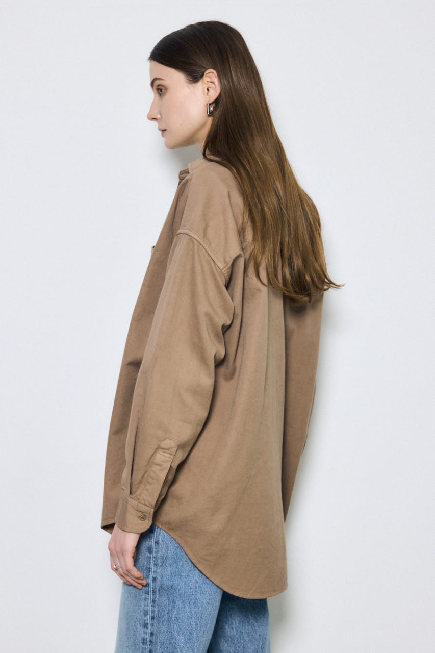 【SS先行アイテム】アーバンリラックスコットンシャツ BEG M