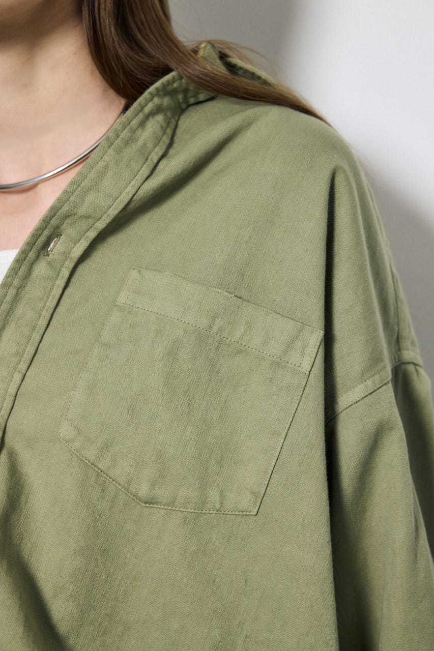 【SS先行アイテム】アーバンリラックスコットンシャツ KHA S