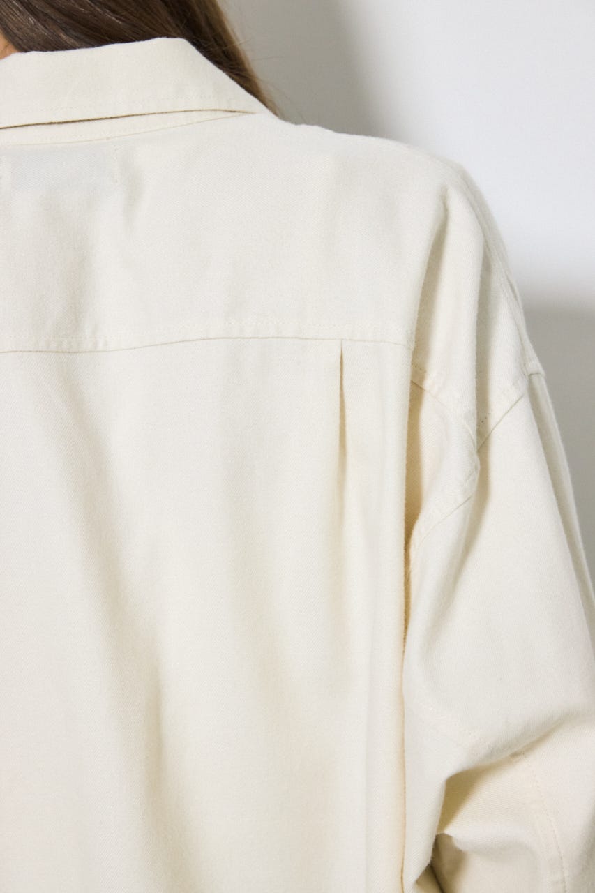 アーバンチェックフリンジショートシャツ IVOY FREE