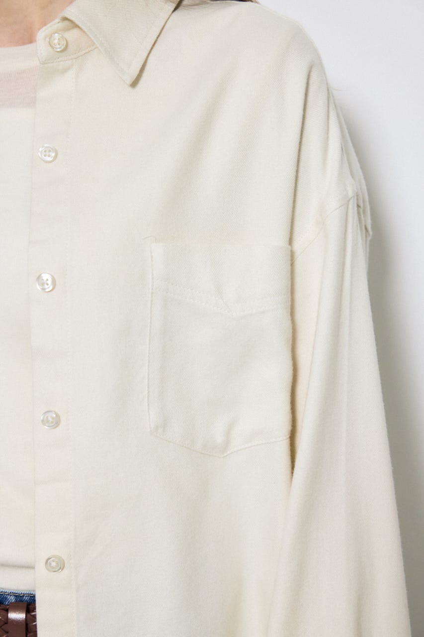 アーバンチェックフリンジショートシャツ IVOY FREE