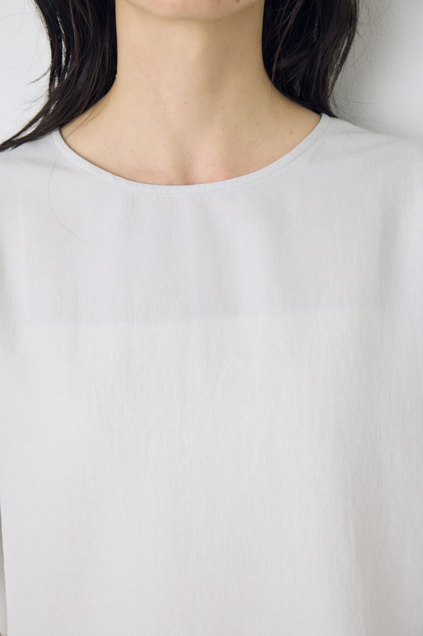 ドロストスリーブデザインブラウス L/GRY M