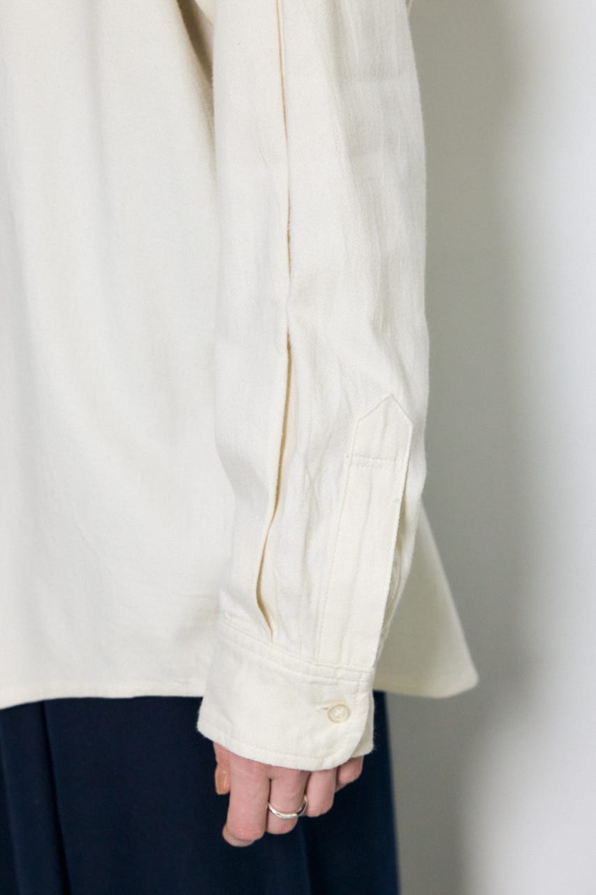 アーバンチェックオーバールーズシャツ IVOY FREE