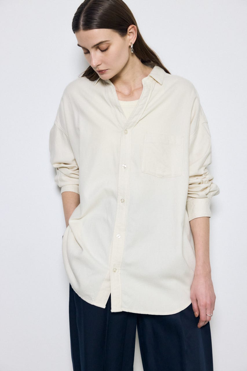 アーバンチェックオーバールーズシャツ IVOY FREE