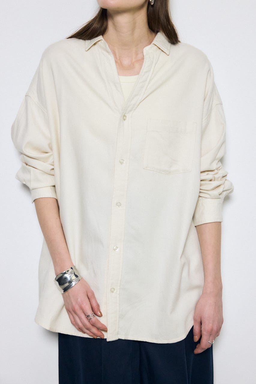 アーバンチェックオーバールーズシャツ IVOY FREE