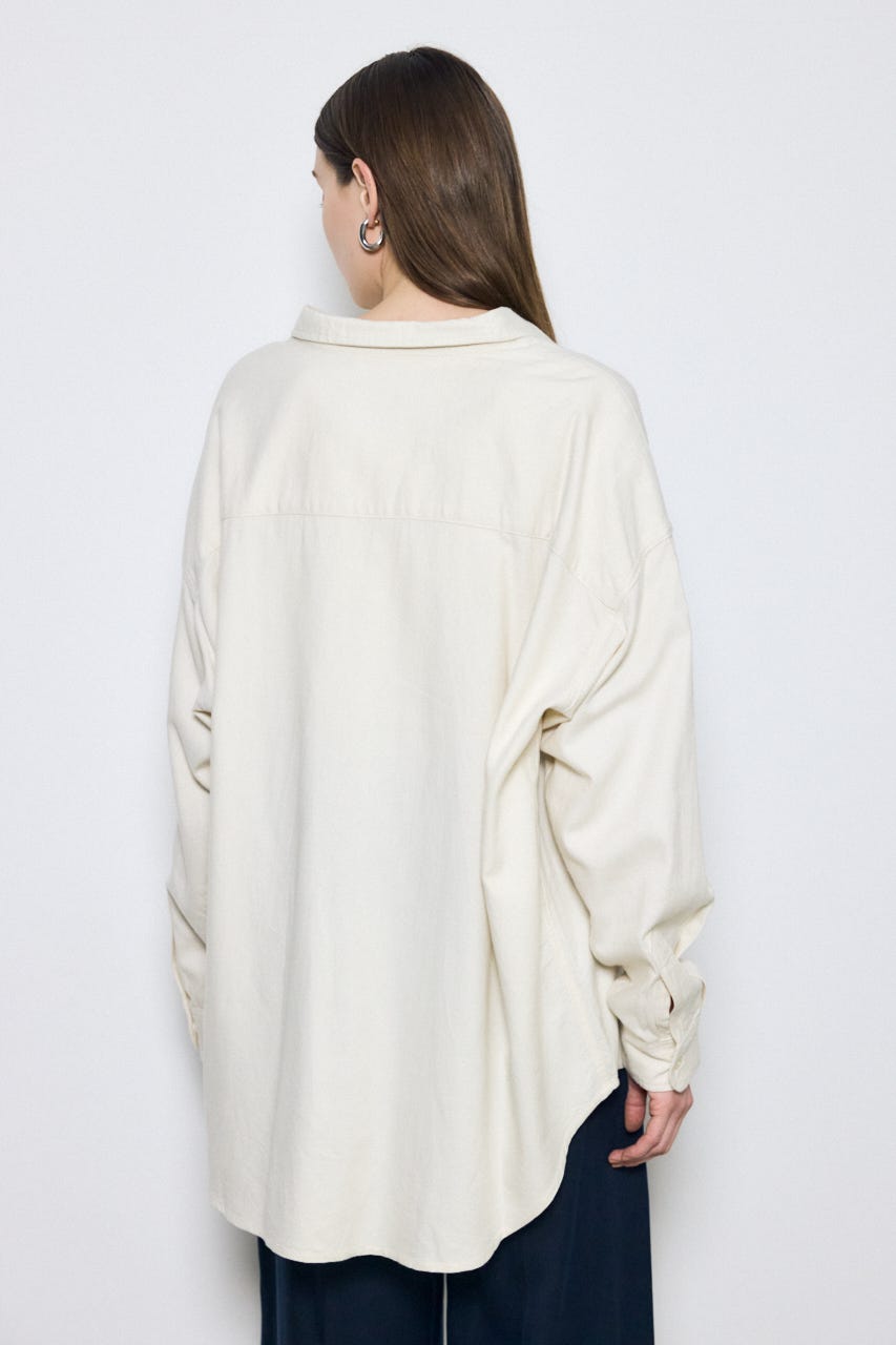 アーバンチェックオーバールーズシャツ IVOY FREE