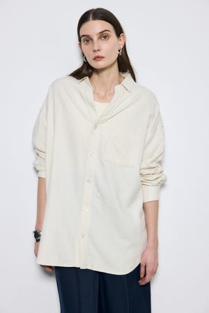 アーバンチェックオーバールーズシャツ