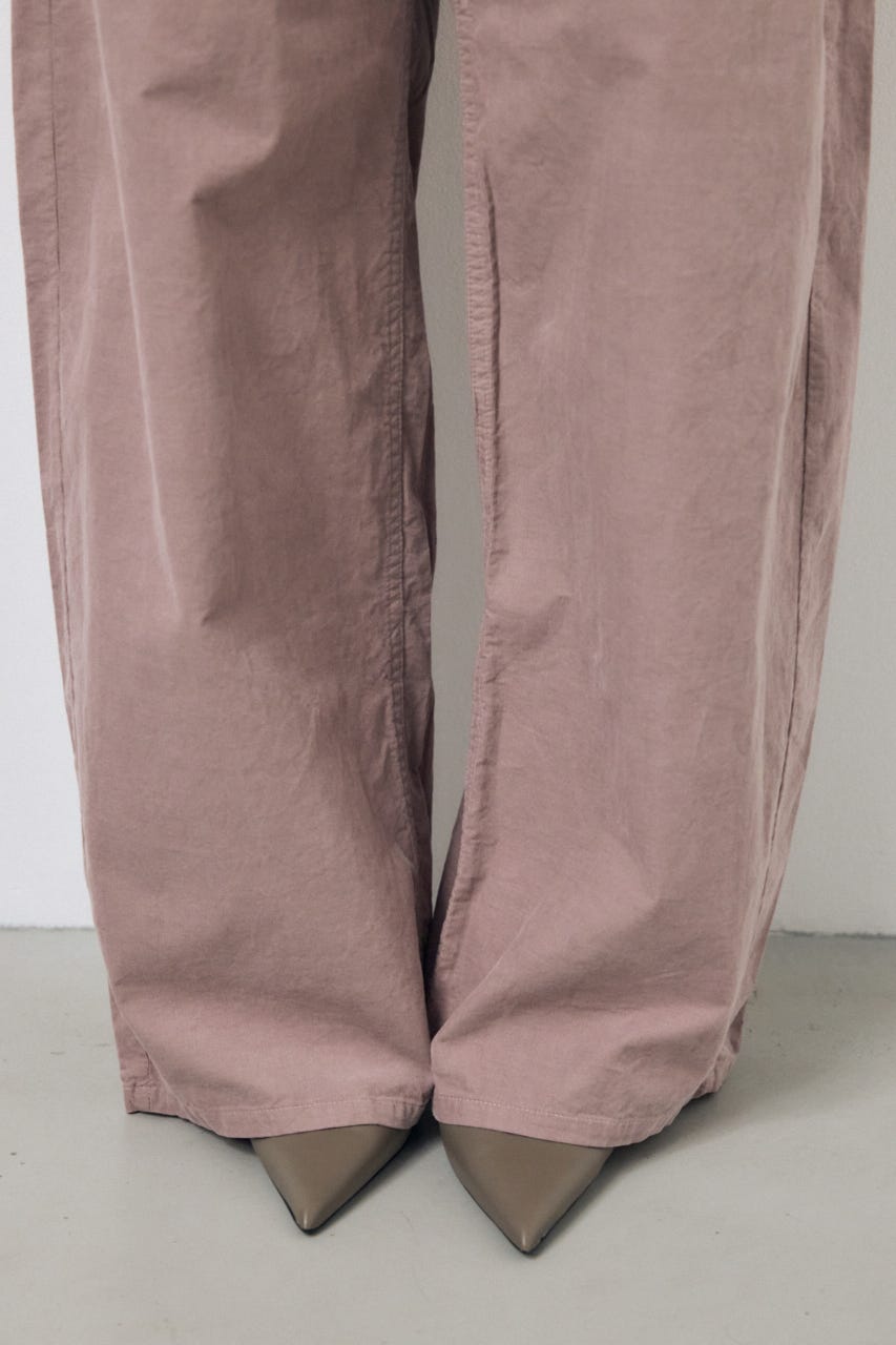 コーデュロイ カーブワイドパンツ L/PNK M