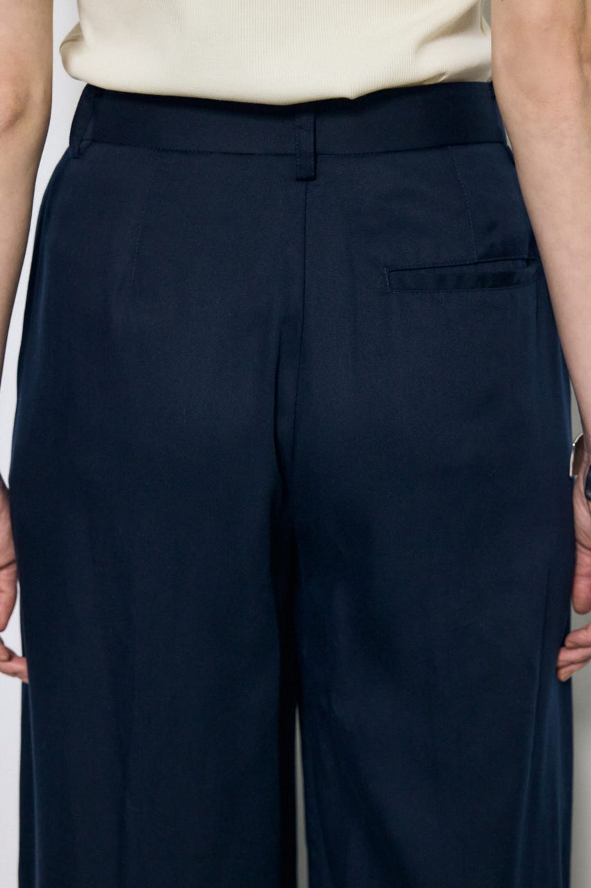 セルロースタックワイドパンツ NVY S