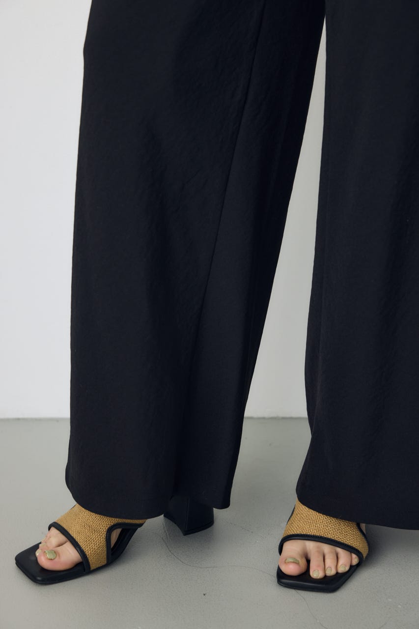イージーバイアスワイドパンツ BLK M