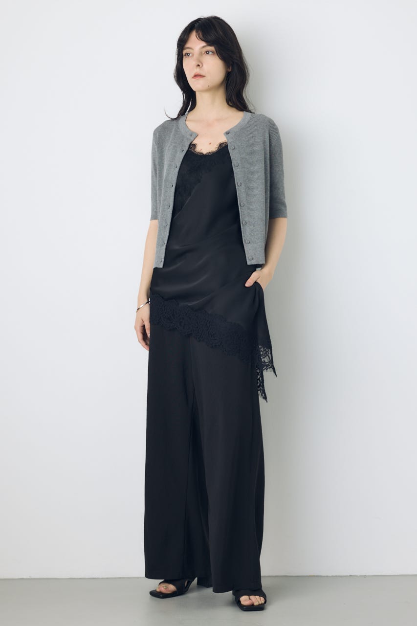 イージーバイアスワイドパンツ BLK M