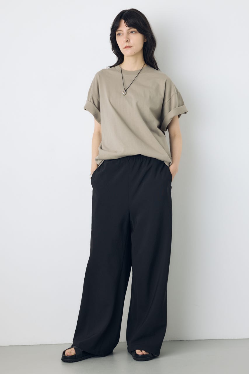 イージーバイアスワイドパンツ BLK M