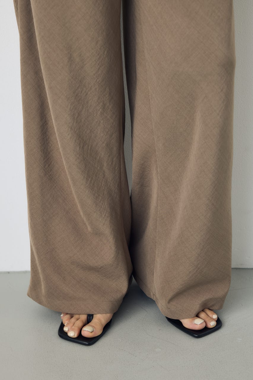 イージーバイアスワイドパンツ L/BRN S