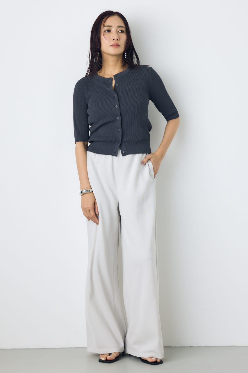 イージーバイアスワイドパンツ L/GRY S