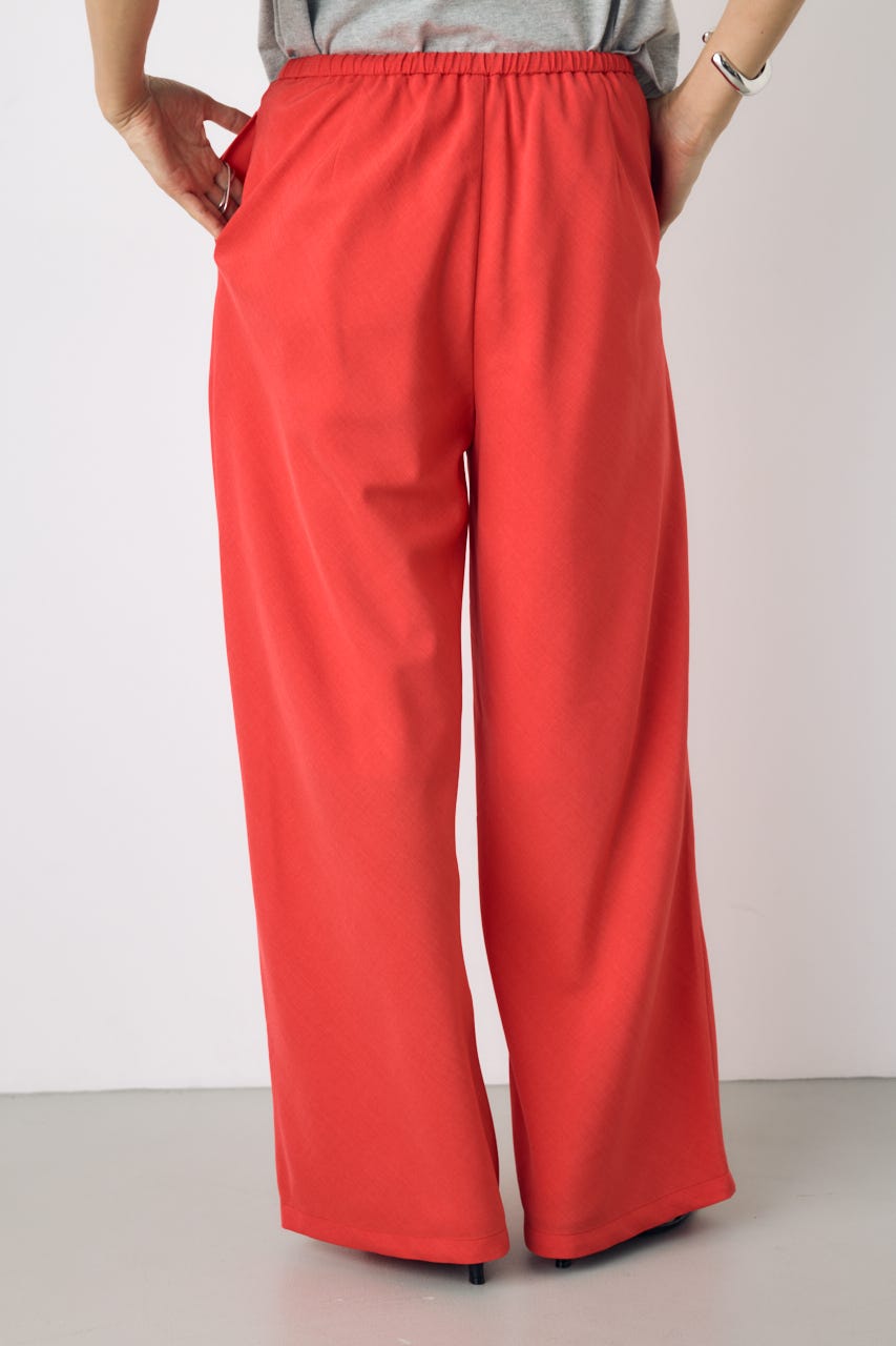 イージーバイアスワイドパンツ RED S