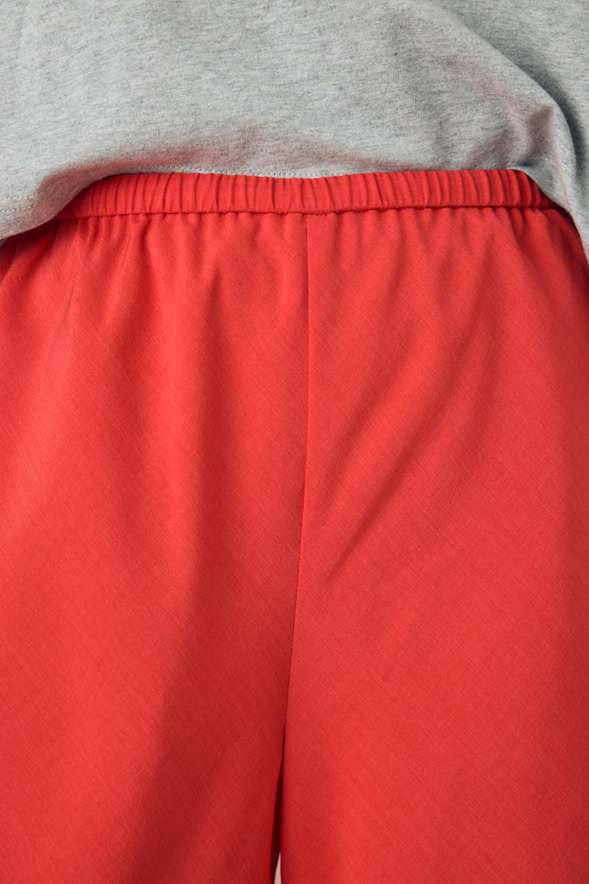 イージーバイアスワイドパンツ RED S