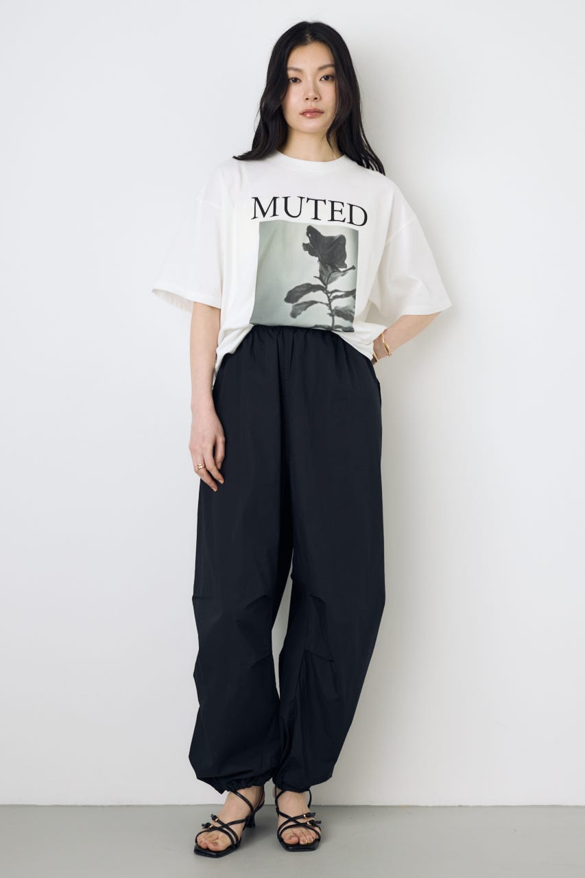 コットンパラシュートパンツ BLK M