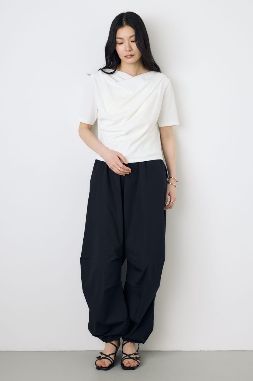 コットンパラシュートパンツ BLK M