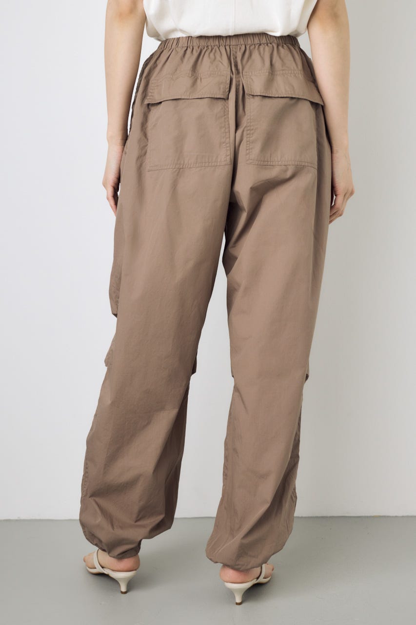 コットンパラシュートパンツ D/BEG S