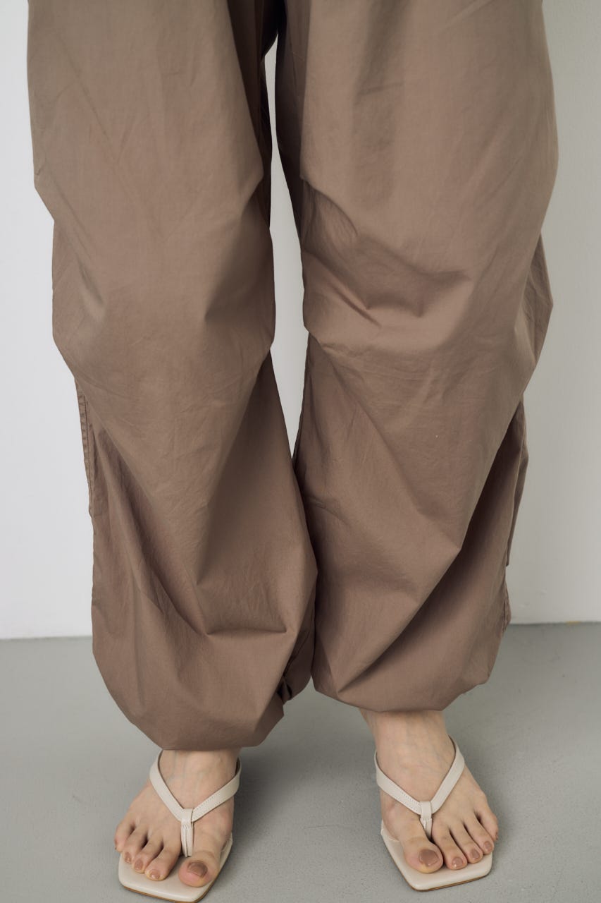 コットンパラシュートパンツ D/BEG S