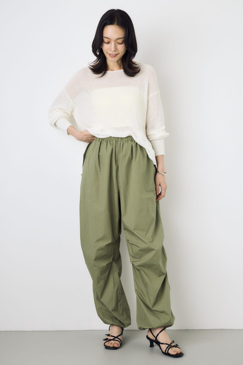 コットンパラシュートパンツ KHA M