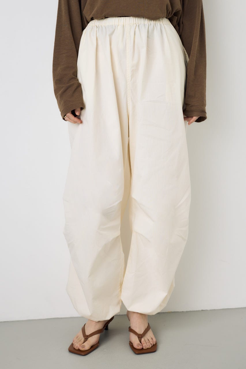 コットンパラシュートパンツ O/WHT M