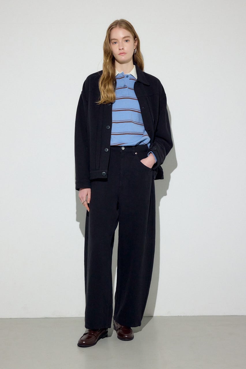 AZUL BY MOUSSY | 【SS先行アイテム】コットンリネンカーブワイド