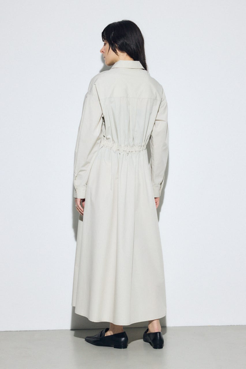 ウエストマークロングシャツワンピース IVOY S