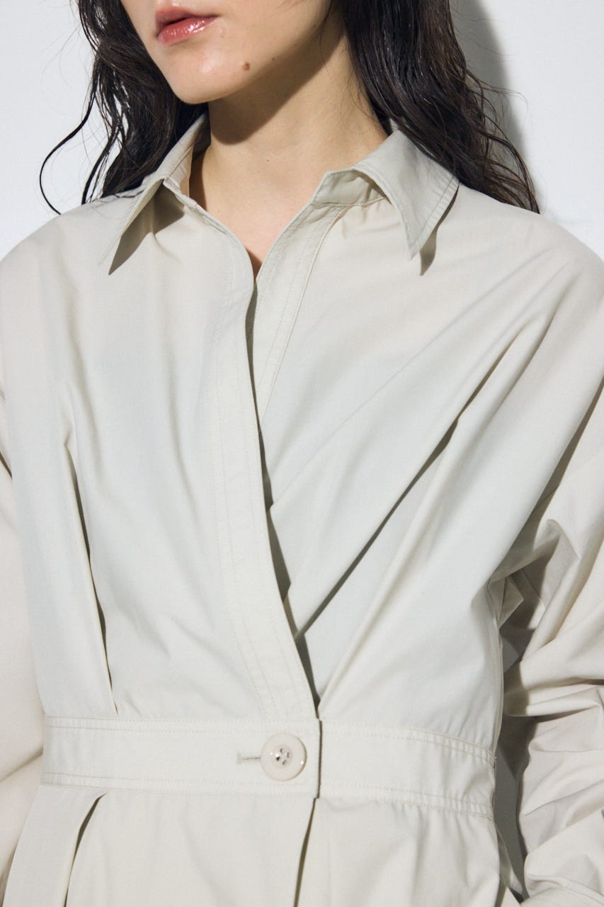 ウエストマークロングシャツワンピース IVOY S