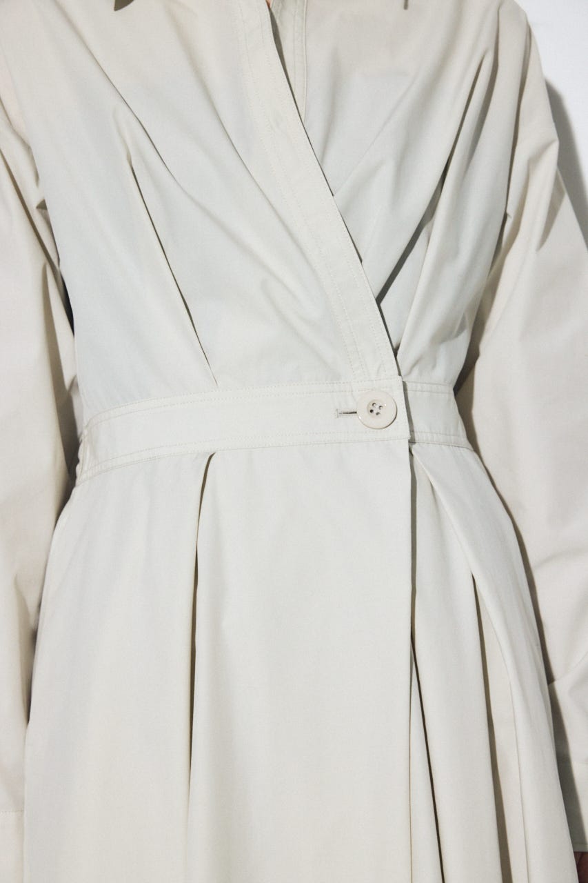 ウエストマークロングシャツワンピース IVOY S