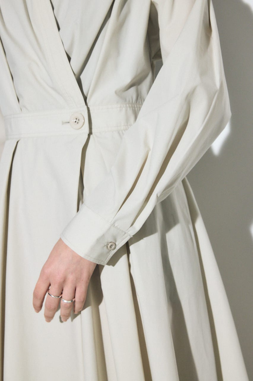 ウエストマークロングシャツワンピース IVOY S