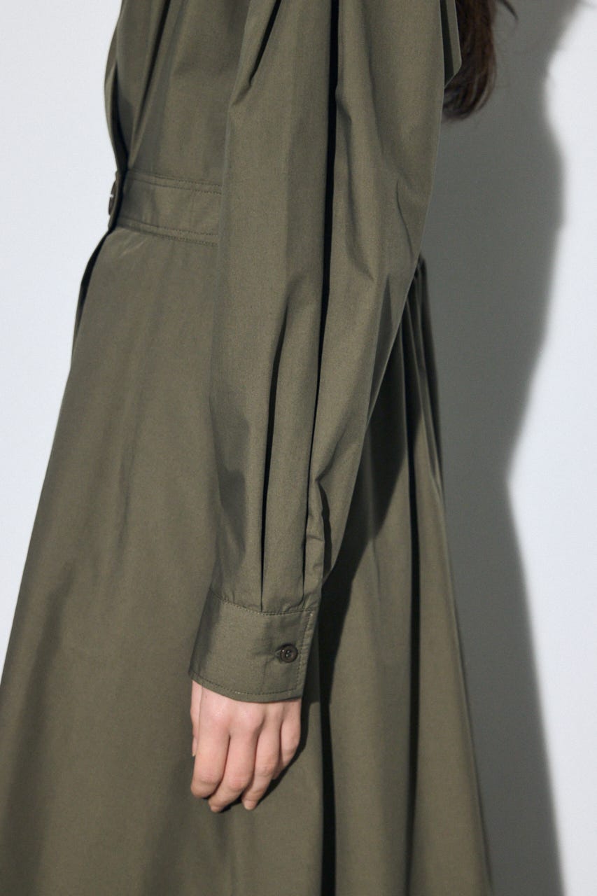 ウエストマークロングシャツワンピース KHA S