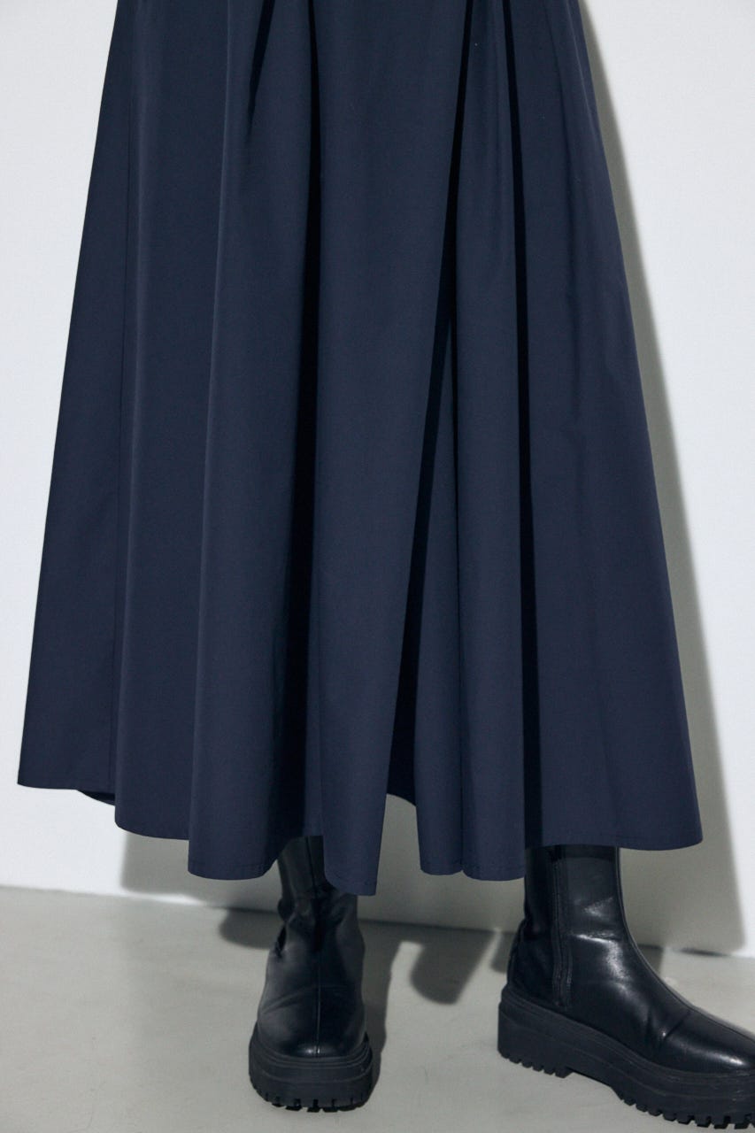 ウエストマークロングシャツワンピース NVY S