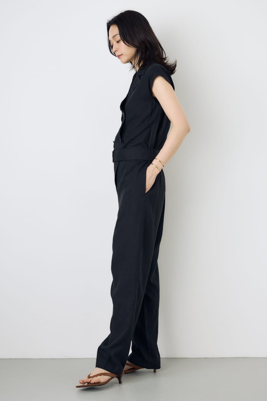 リネントレンチオールインワン BLK S