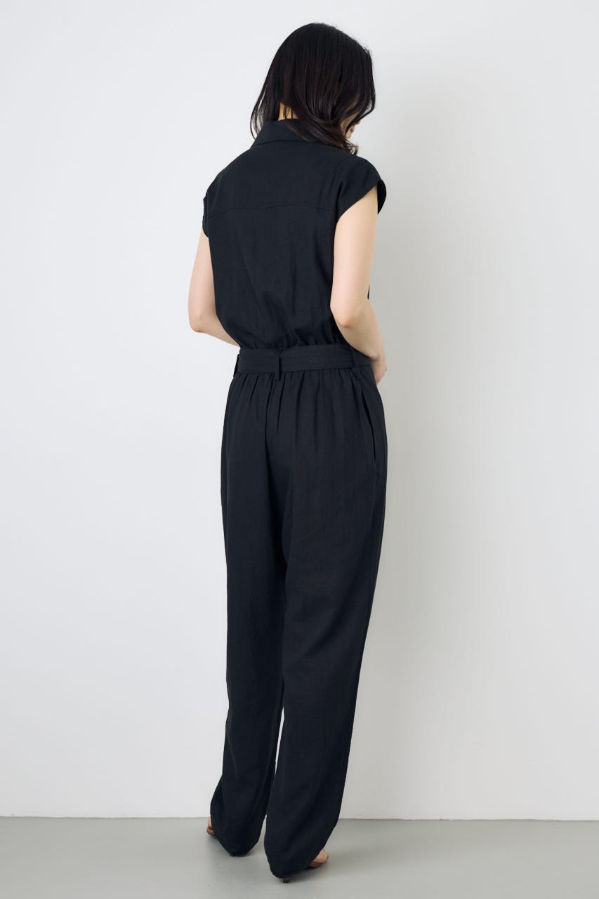 リネントレンチオールインワン BLK S