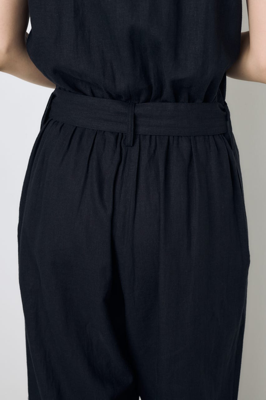 リネントレンチオールインワン BLK S