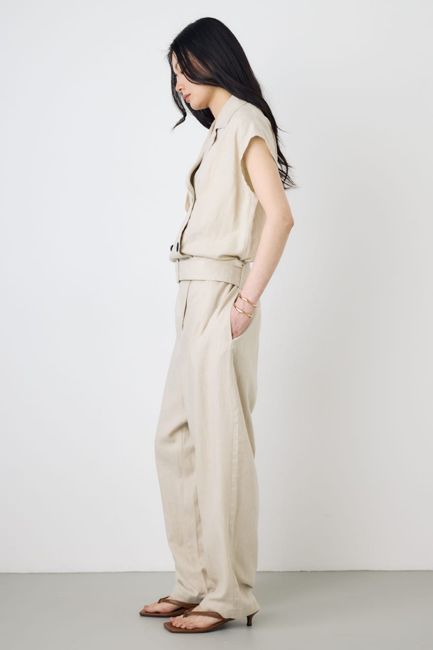 リネントレンチオールインワン L/BEG S