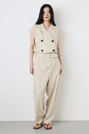 リネントレンチオールインワン