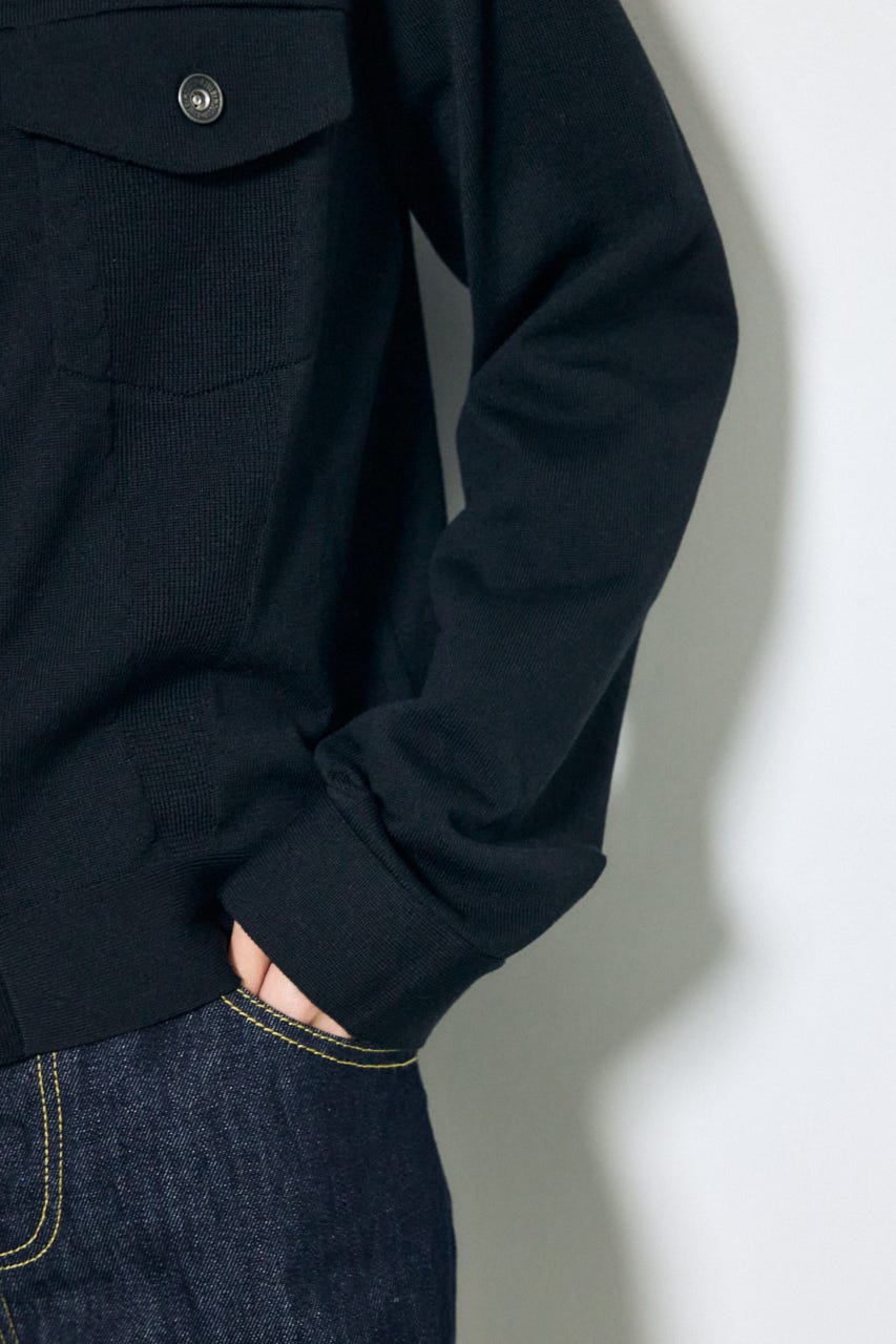 3rdタイプニットジャケット BLK FREE