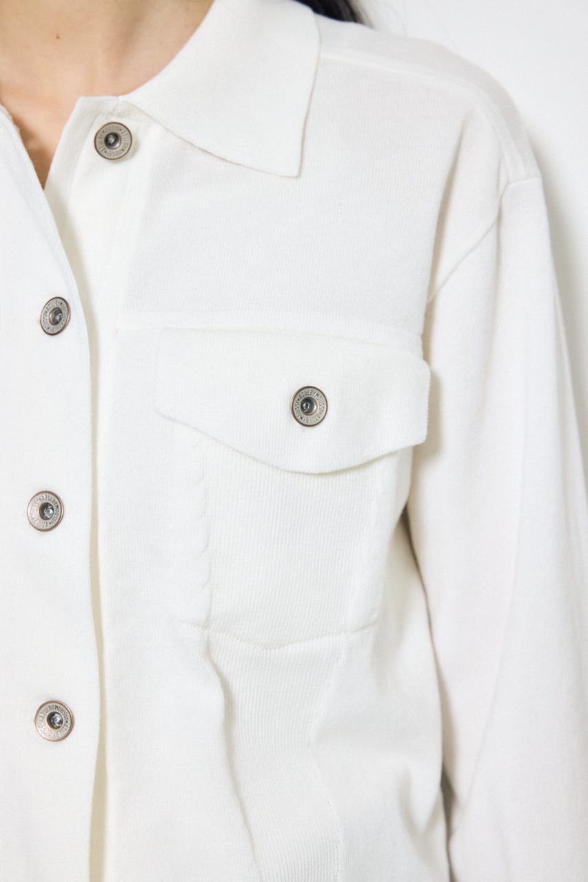 3rdタイプニットジャケット O/WHT FREE