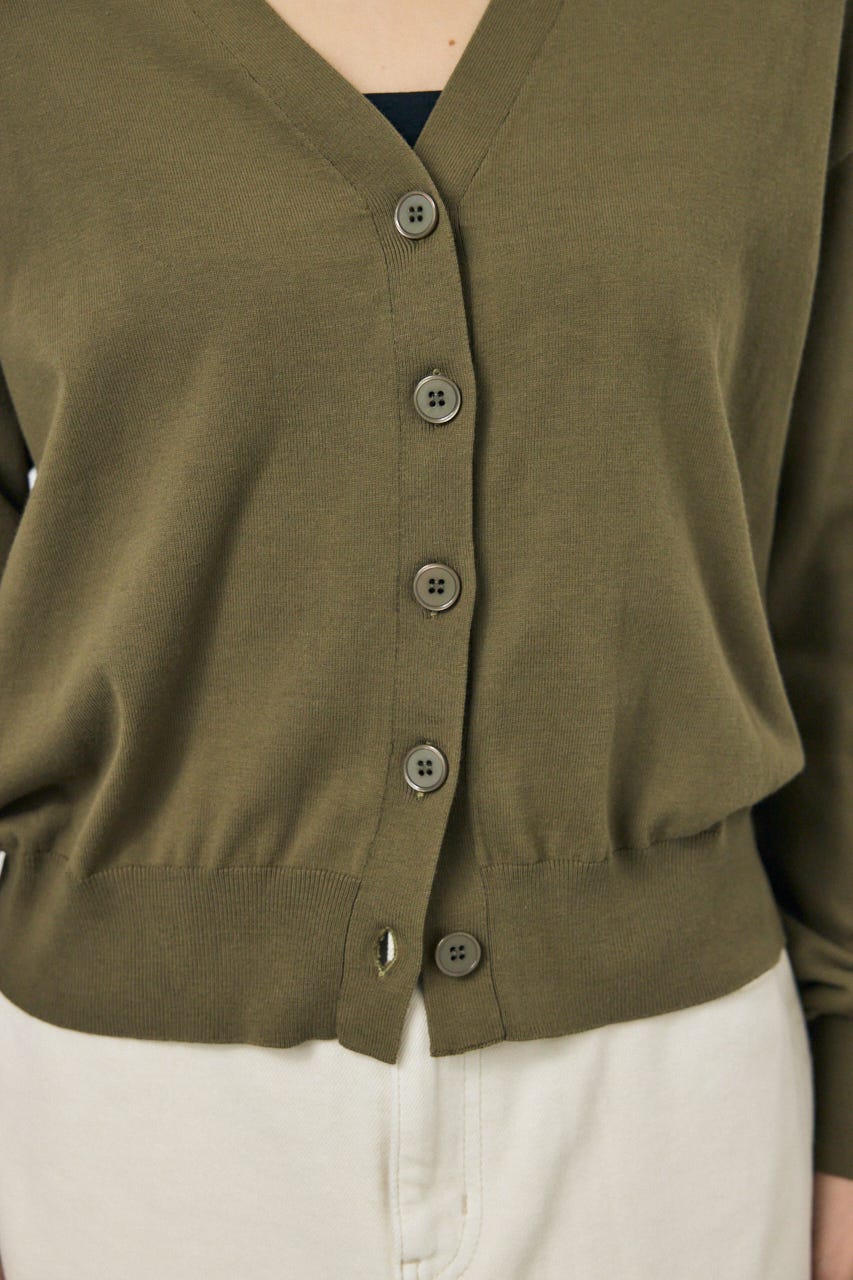 Vネックベーシックニットカーディガン KHA FREE