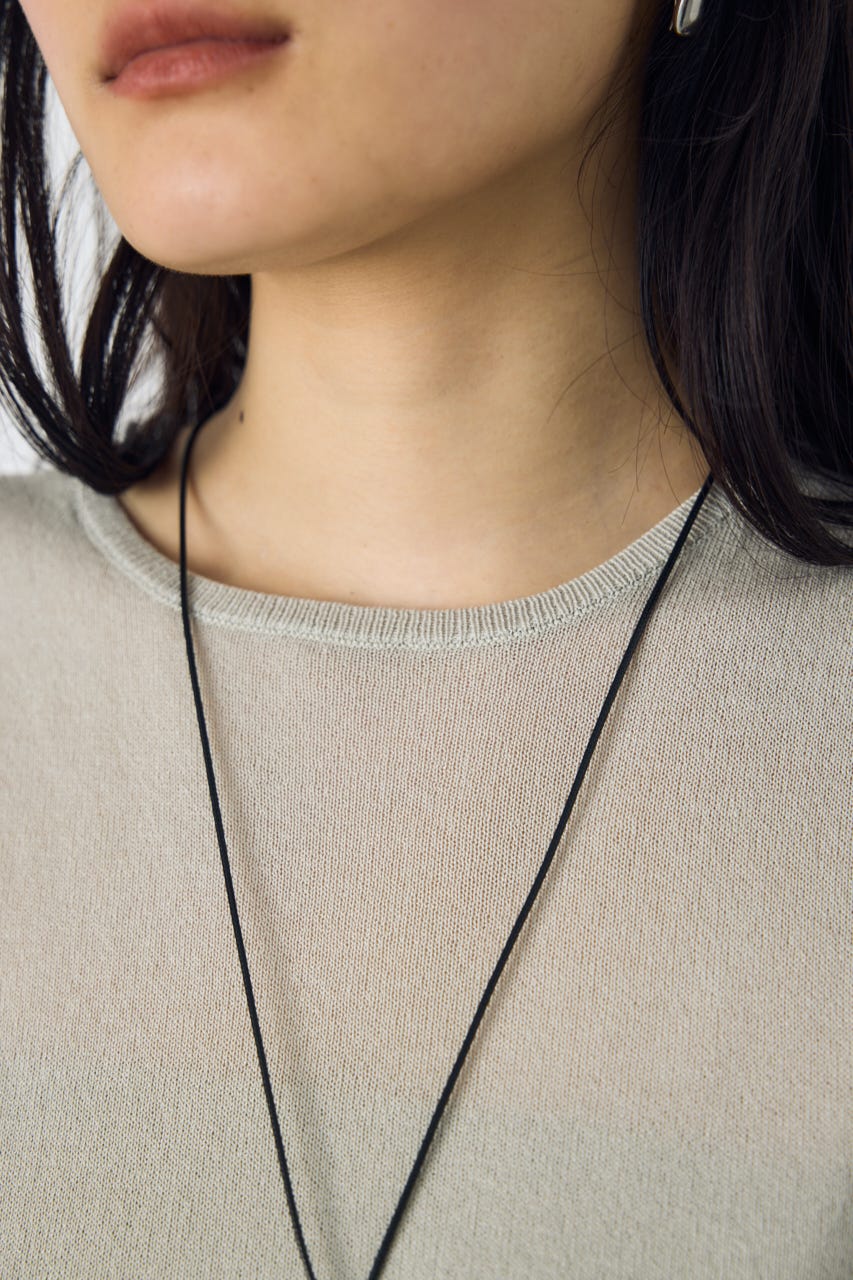 2点セットノースリーブニット(パット付き) L/GRY FREE