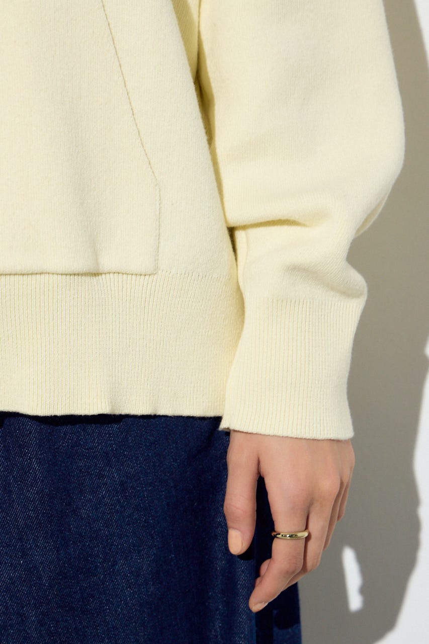 Wジップニットフーディー IVOY M