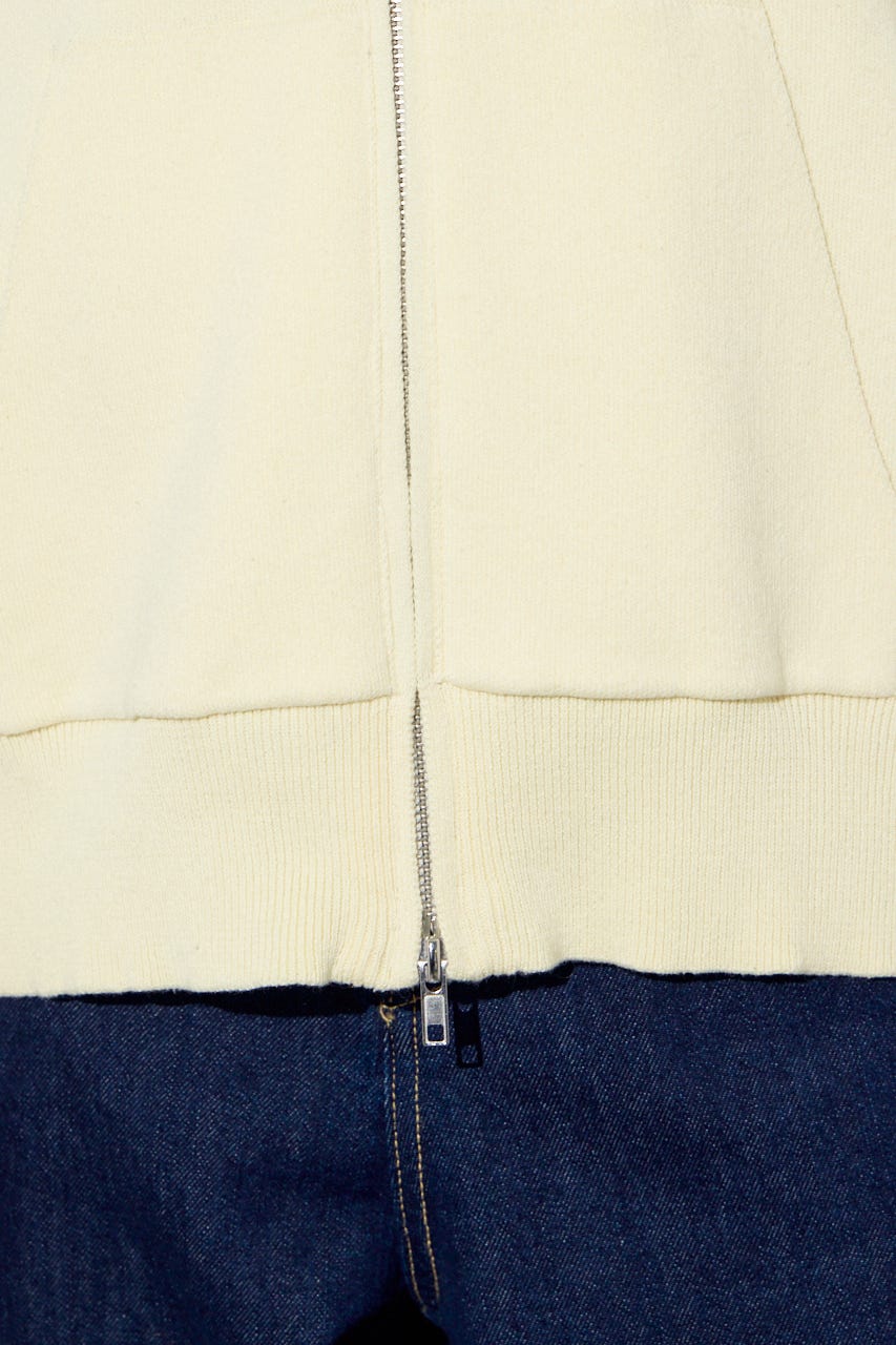 Wジップニットフーディー IVOY M