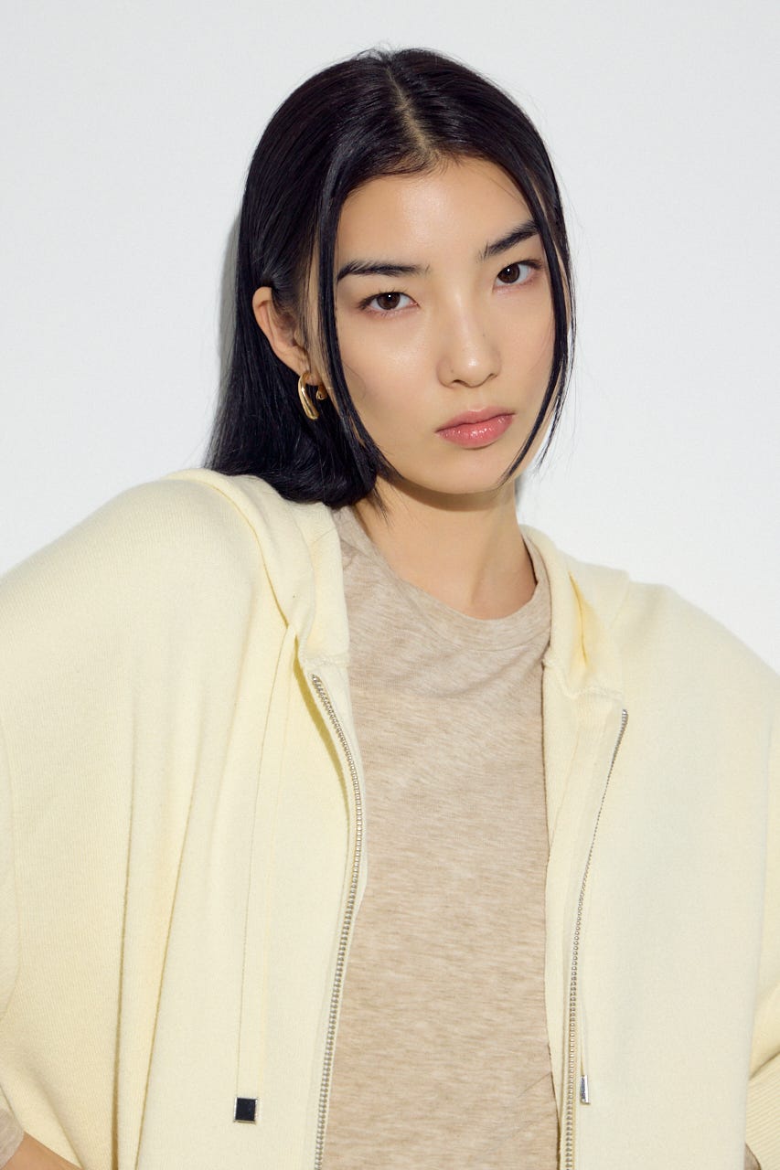 Wジップニットフーディー IVOY M