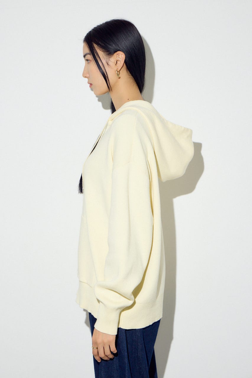 Wジップニットフーディー IVOY M