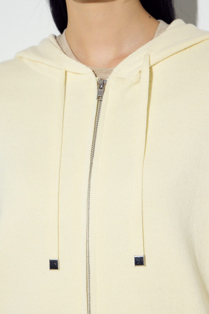 Wジップニットフーディー IVOY M