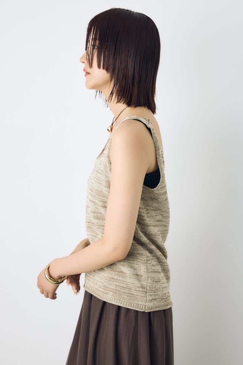 AZUL BY MOUSSY | メランジニットキャミソール (タンクトップ ) |SHEL