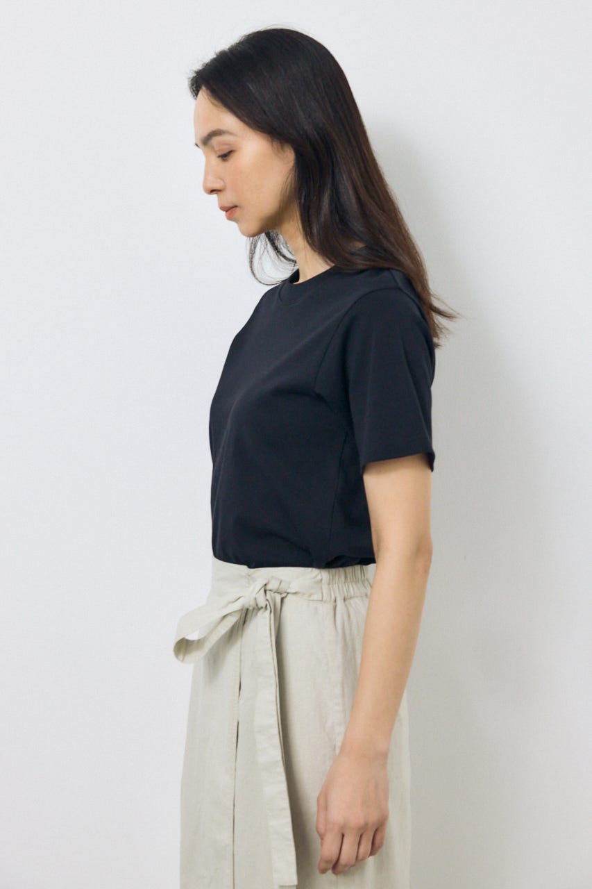プレミアムコットンベーシック半袖Tシャツ BLK S