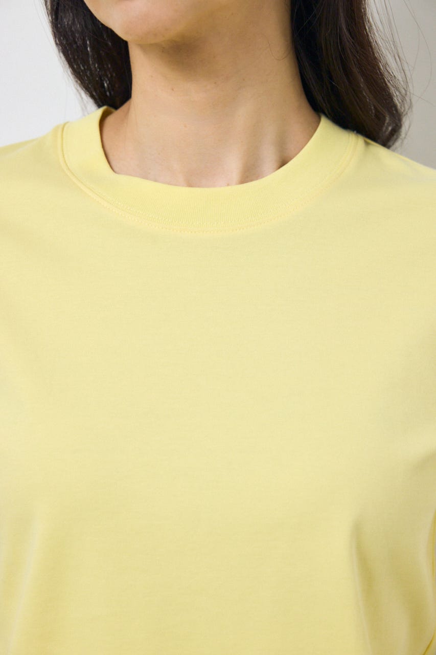 プレミアムコットンベーシック半袖Tシャツ L/YEL S